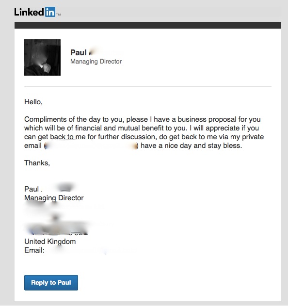 LinkedIn next spam tool?